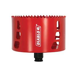Diablo DHS4250 High Performance Hole Saw, 3/8 in Arbor, 2-3/8 in D Cutting, Bi-Metal Cutting Edge