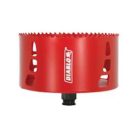 Diablo DHS5000 High Performance Hole Saw, 3/8 in Arbor, 2-3/8 in D Cutting, Bi-Metal Cutting Edge