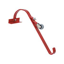 Qualcraft 2481 Weather-Resistant Ladder Hook, Steel, Powder-Coated