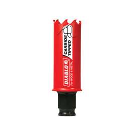 Diablo DHS1063CT High Performance GP Hole Saw, 3/8 in Arbor, 2-3/8 in D Cutting, Carbide Cutting Edge