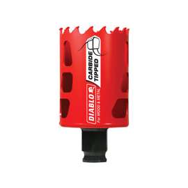 Diablo DHS1875CT High Performance GP Hole Saw, 3/8 in Arbor, 2-3/8 in D Cutting, Carbide Cutting Edge