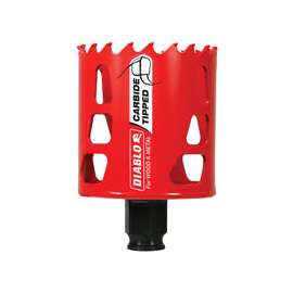 Diablo DHS2375CT High Performance GP Hole Saw, 3/8 in Arbor, 2-3/8 in D Cutting, Carbide Cutting Edge