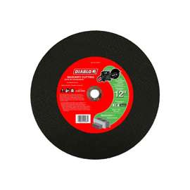 Diablo DBD120125G01C Cut-Off Wheel, Aluminum Oxide, 12 in Dia