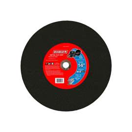 Diablo DBD140125A01F Cut-Off Disc, Aluminum Oxide, 14 in Dia