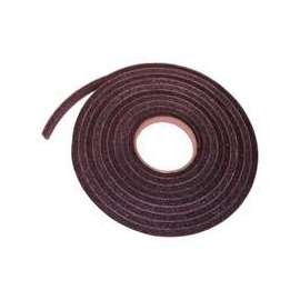 Frost King L346 Foam Tape, 17 ft L, 1/2 in Thick, Polyfoam, Charcoal