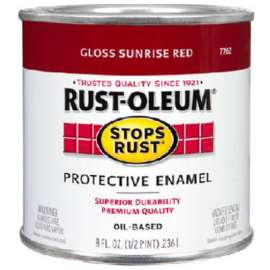 1/2PT RED Stops Rust