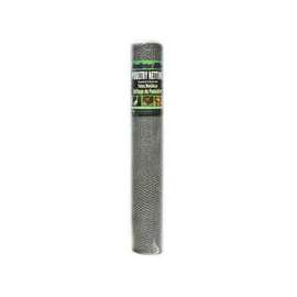 Jackson Wire 12 08 46 15 Poultry Hex Netting, 1/2 in Mesh, 150 ft L, 48 in W, 22 ga