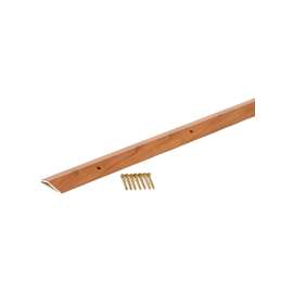 M-D 40124 Carpet Trim, Aluminum, Cherry