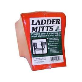 STAPLES 611F Tear-Resistant Ladder Mitt, Polyurethane, Orange, For All Standard Ladders