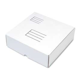 Ring Binder Mailer for 3" Binders, Roll End Tuck Top, 12" x 12.25" x 3.88", White