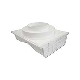 LAMBRO 164W Under Eave Vent, Plastic, White