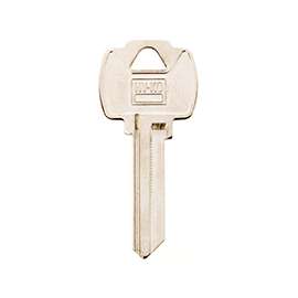 Hy-Ko 11010FR2 Key Blank, Brass, Nickel Plated
