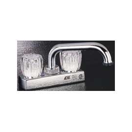 Boston Harbor Non-Metallic Laundry Faucet, 2 Handle, 7.48 In L X 6.3 In W X 7.87 In H, Chrome
