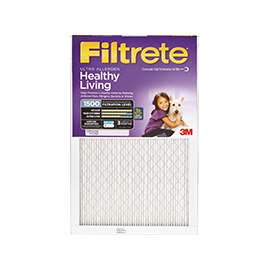 Filtrete 2017DC-6 Pleated, Ultra Allergen Reduction Electrostatic Air Filter, 18 in L, 18 in W, 11 MERV