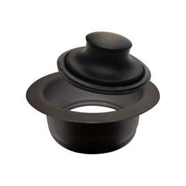 Keeney K5417BLK Flange and Stopper, Brass, Black