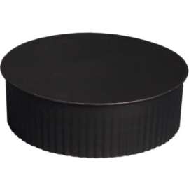 7" BLK Crimp Tee Cap
