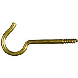 2PK #6 BRS Ceiling Hook