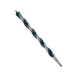Bosch NKLT18 Auger Bit Auger Bit, Open-Faced Flute, 13-1/2 in L Flute, Hex Shank, 7/16 in Dia Shank