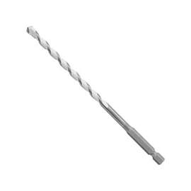 Bosch MP06 Jobber Bit Drill Bit, Twist Flute, 4 in L Flute, Hex Shank, 2 in L Shank, 1/4 in Dia Shank