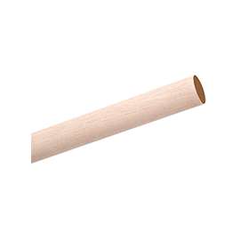 Waddell 6610UB Dowel Rod, 36 in L, 5/8 in Dia, Round, Birch