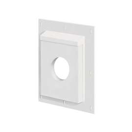 BUILDERS EDGE SturdiMount SMU811TW4 Mounting Block, 11-9/16 in W, Universal Mounting, Fiber Cement, White