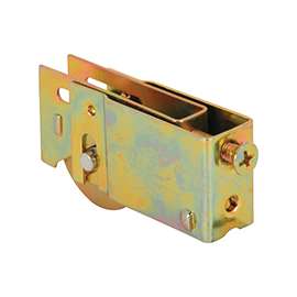 Prime-Line D 1762 Roller Assembly, 1-1/4 in Dia Roller, Plain Back Mounting, Steel