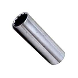 Vulcan Deep Socket, 1/2 In Drive, 30 Mm, 12 Point, Chrome Vanadium Steel, Chrome