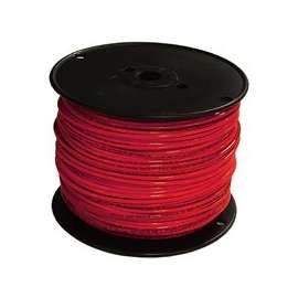 Southwire 14RED-SOLX500 Solid Building Wire, 14 AWG, 500 ft L, Red Nylon Sheath