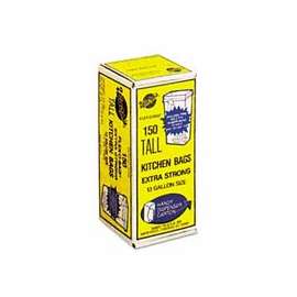 Trash Can Liners, 55 gal, 1.75 mil, 36 X 60, Black