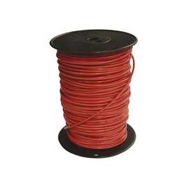 Southwire 10RED-SOLX500 Solid Building Wire, 10 AWG, 500 ft L, Red Nylon Sheath