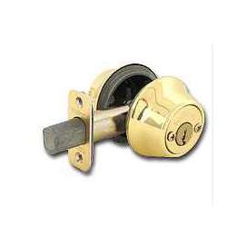 Kwikset 660 Series 6653RCALRCSK3BX Deadbolt, Keyed Alike Key, 2-Cylinder, Steel, Polished Brass