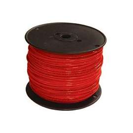 Southwire 14RED-STRX500 Stranded Building Wire, 14 AWG, 500 ft L, Red Nylon Sheath