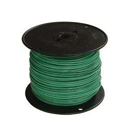 Southwire 14GRN-STRX500 Stranded Building Wire, 14 AWG, 500 ft L, Green Nylon Sheath
