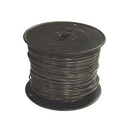 Southwire 12BK-STRX500 Stranded Building Wire, 12 AWG, 500 ft L, Black Nylon Sheath