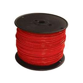Southwire 12RED-STRX500 Stranded Building Wire, 12 AWG, 500 ft L, Red Nylon Sheath