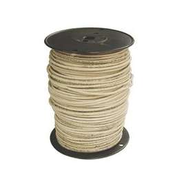 Southwire 10WHT-STRX500 Stranded Building Wire, 10 AWG, 500 ft L, White Nylon Sheath