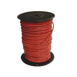 Southwire 10RED-STRX500 Stranded Building Wire, 10 AWG, 500 ft L, Red Nylon Sheath