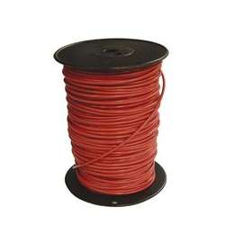 Southwire 8RED-STRX500 Stranded Building Wire, 8 AWG, 500 ft L, Red Nylon Sheath
