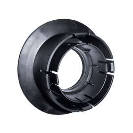 NDS 1243 Universal Locking Outlet, Styrene, Black