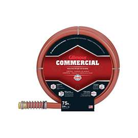 Gilmour 25-34075 Garden Hose, 75 ft L, Rubber/Vinyl