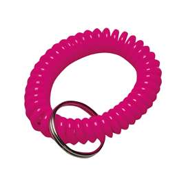 HY-KO KC151 Coiled Key Ring, Neon