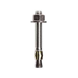 COBRA ANCHORS 502G Wedge Anchor, Steel, Plated