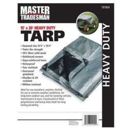 TG 15x20 SLV/BLK Tarp