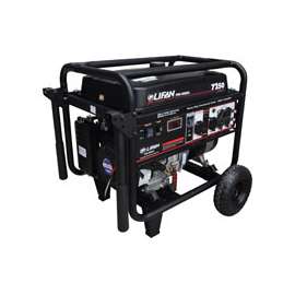 LIFAN LF7250 Professional Generator, 6500 W, 120/240 V, Recoil Start, 4-Stroke OHV Engine