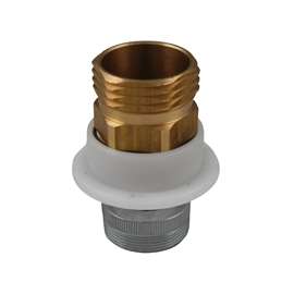 Plumb Pak PP850-17 Hose Adapter, 3/4 in IPS, Brass, Chrome