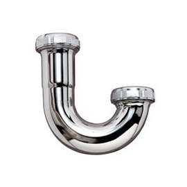 Plumb Pak PP1CP J-bend Without Cleanout, 1-1/4 x 1-1/4 in Slip Joint