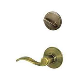 Schlage F59ACC609LH Trim Interior Accent, Antique Brass