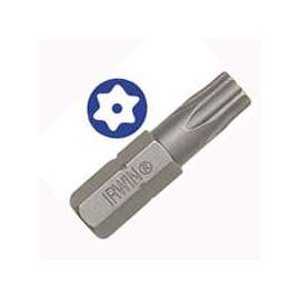 IRWIN 3053023 Insert Bit, T10 Drive, Torx Drive, 1/4 in Shank, Hex Shank, S2 Steel