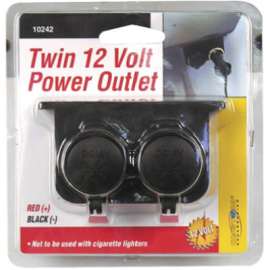 12V Aux Twin Outlet