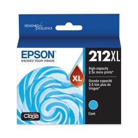 T212XL220S (212XL) Claria High-Yield Ink, 350 Page-Yield, Cyan